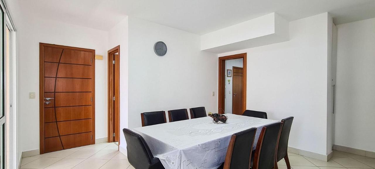 Apartamento Mirante Astúrias - varanda gourmet de frente para a praia da Astúrias no Guarujá Exterior foto